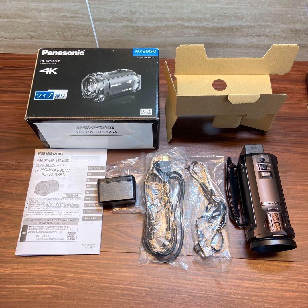 Panasonic WX995M ビデオカメラ ほぼ新品 3386