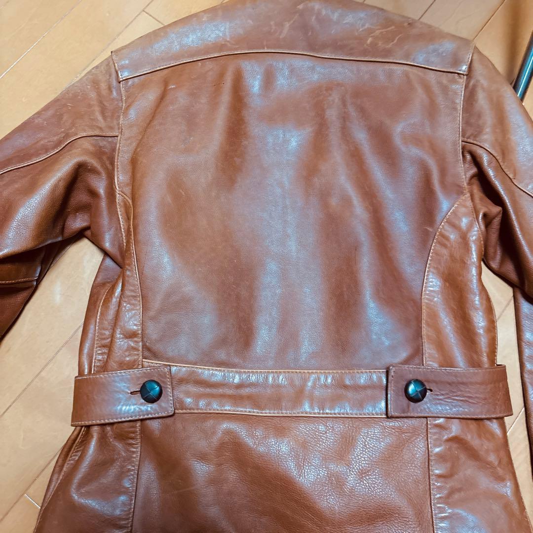 ヌ*ス様 ⭐︎Vanson Leathers ブラウン レザージャケット 36⭐