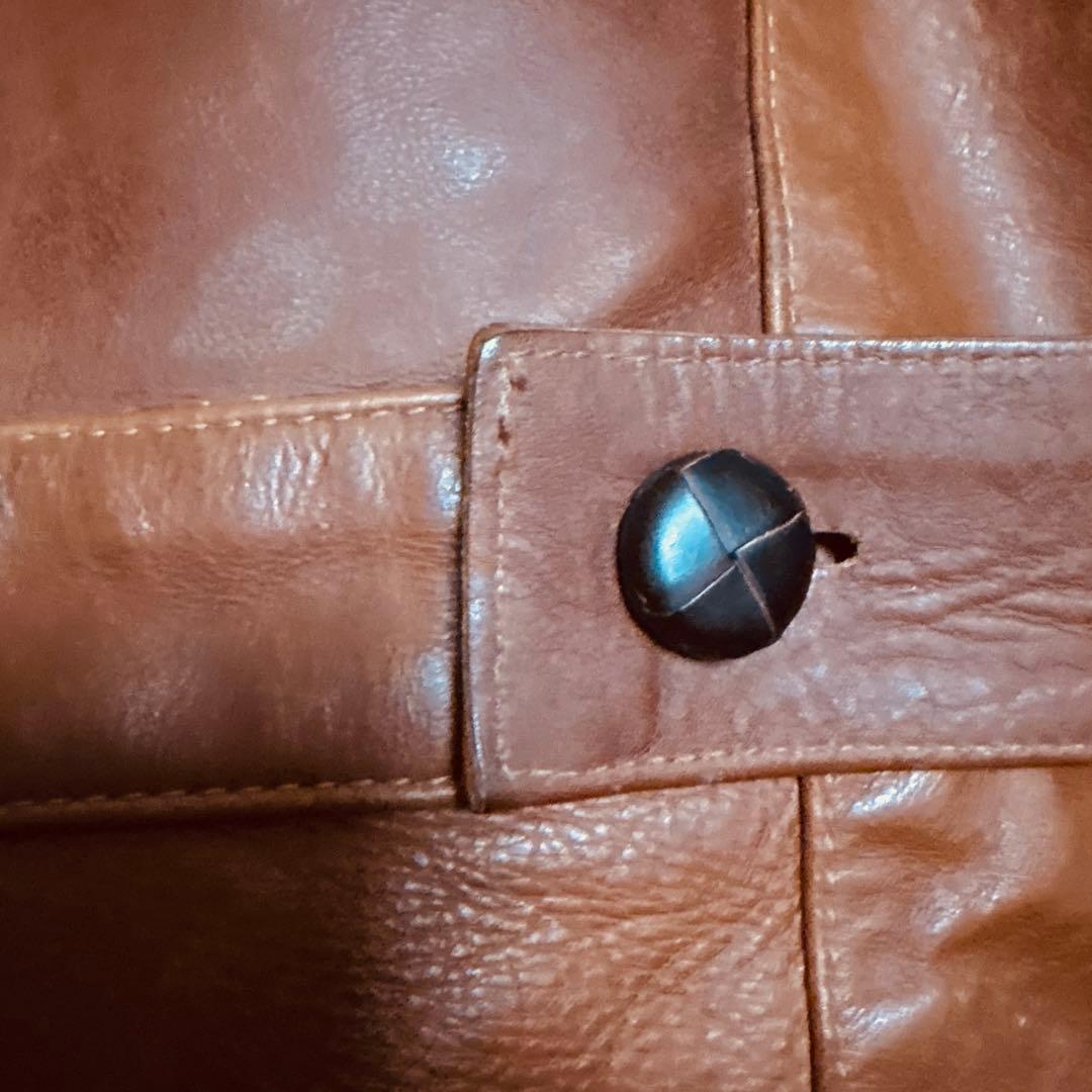 ヌ*ス様 ⭐︎Vanson Leathers ブラウン レザージャケット 36⭐