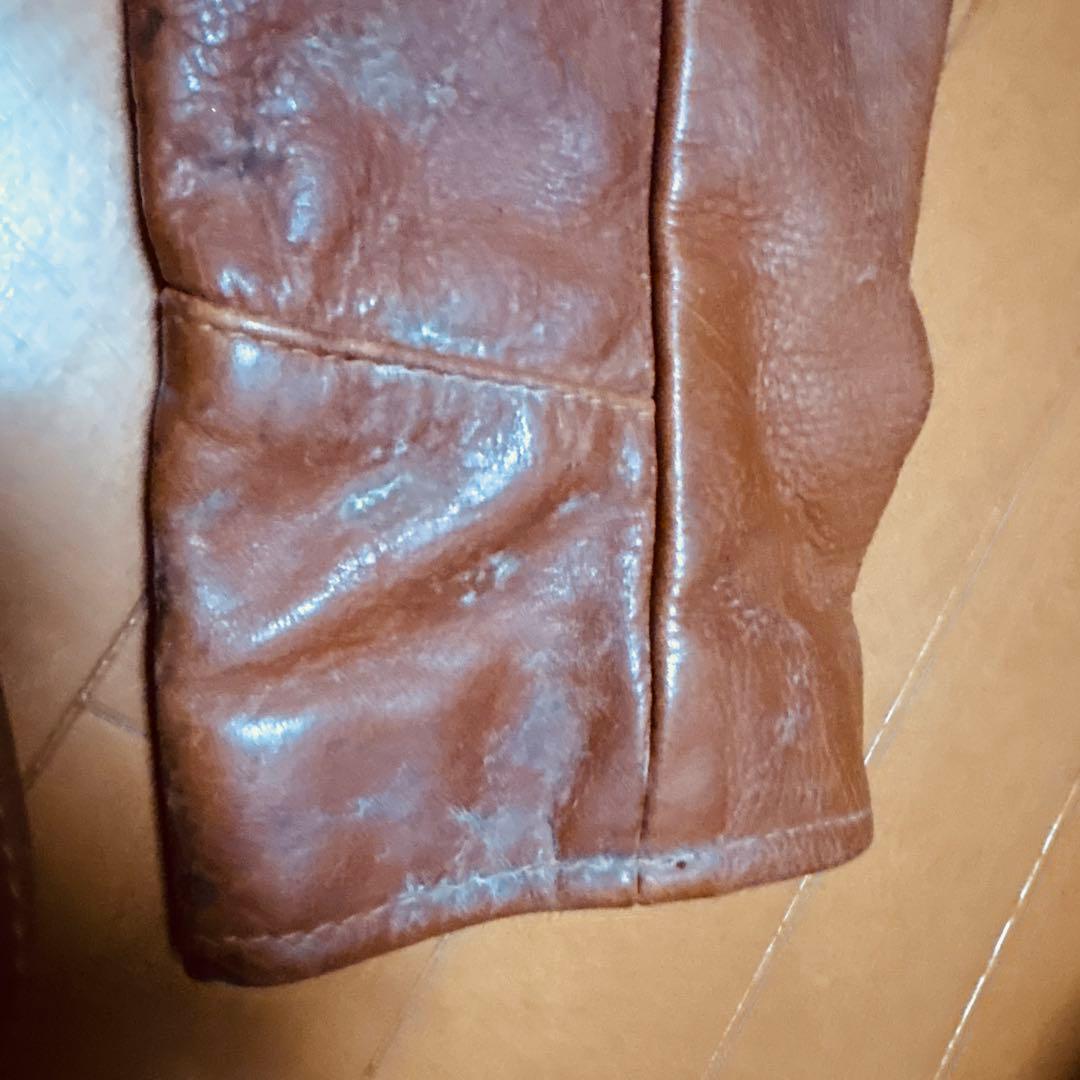 ヌ*ス様 ⭐︎Vanson Leathers ブラウン レザージャケット 36⭐