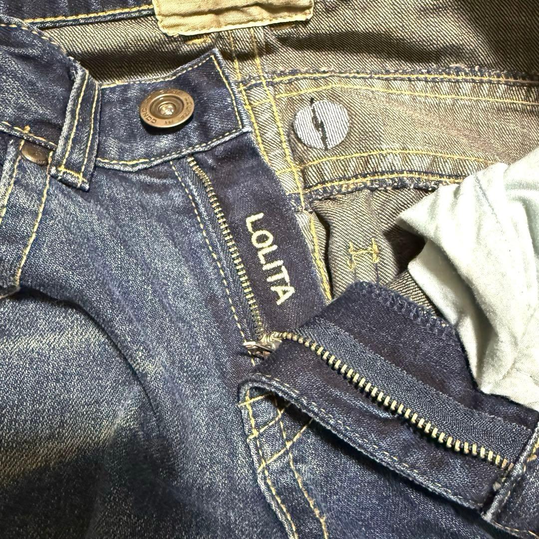 ロリータジーンズ　デニム　パンツ　奈良美智さんコラボ　希少 XS