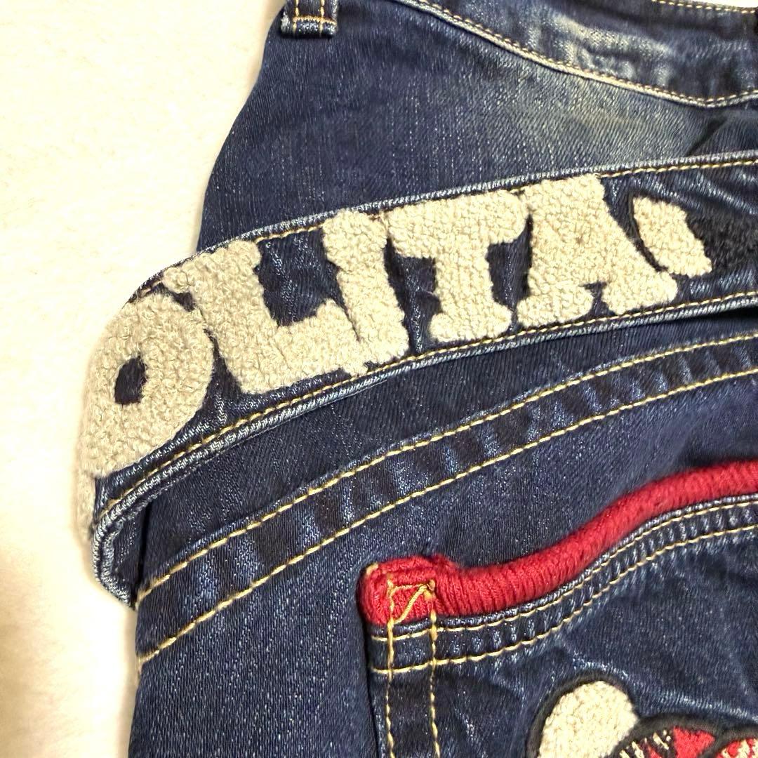 ロリータジーンズ　デニム　パンツ　奈良美智さんコラボ　希少 XS