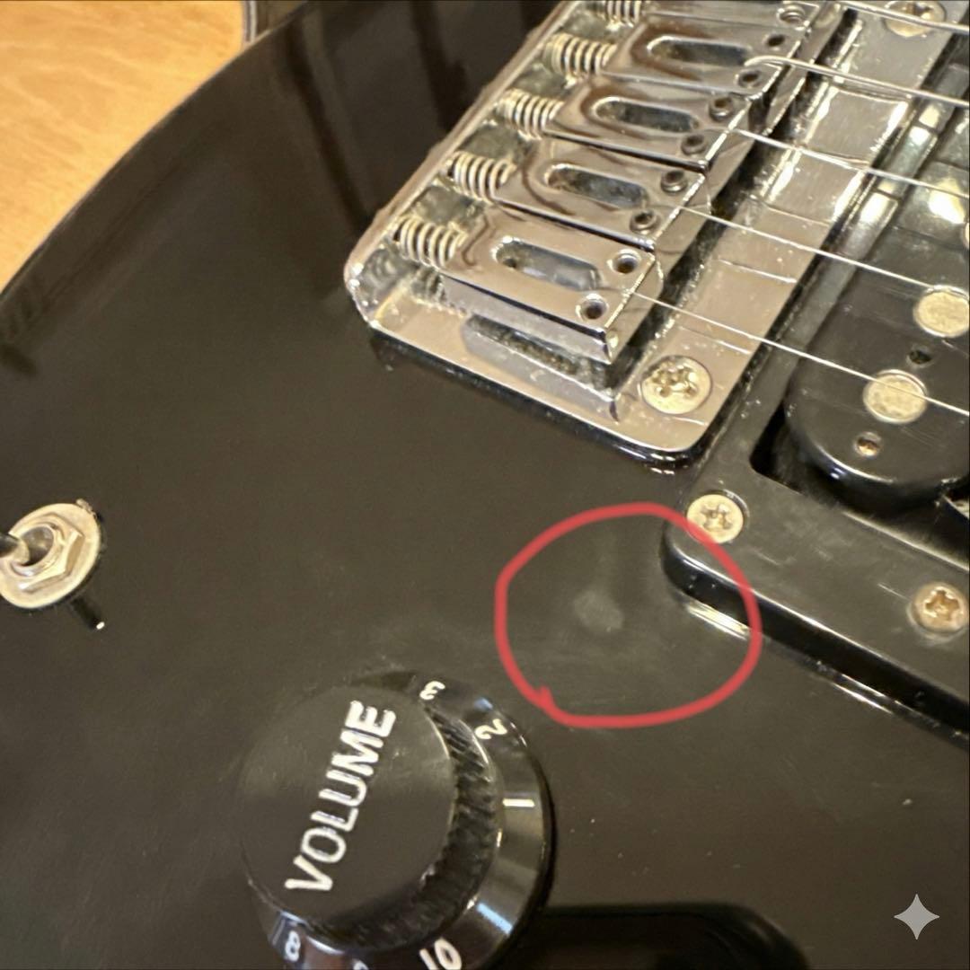 【ケース付】FERNANDES ZO-3 ブラック アンプ内蔵ギター