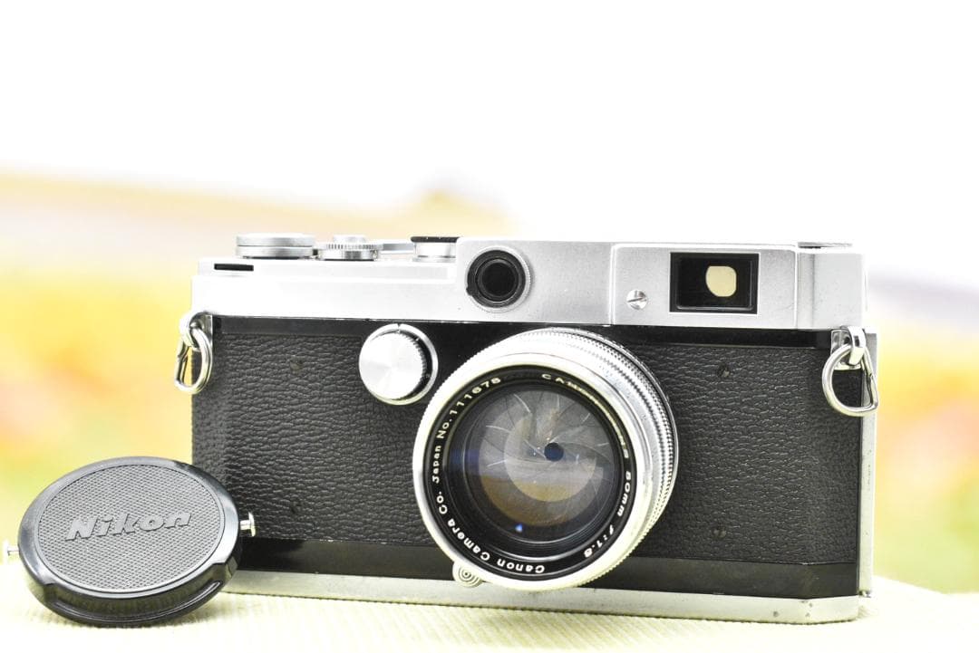 【整備済】 Canon L2 + 50mm F1.8 レンジファインダーカメラ