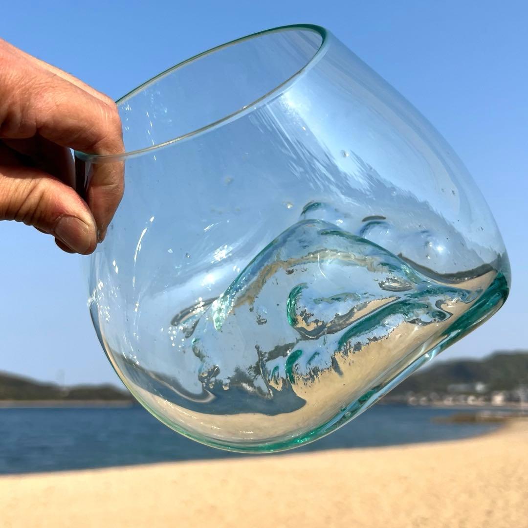 流木ガラス オブジェ中P 花瓶 金魚鉢 ガーデニング テラリウム 観賞魚 容器