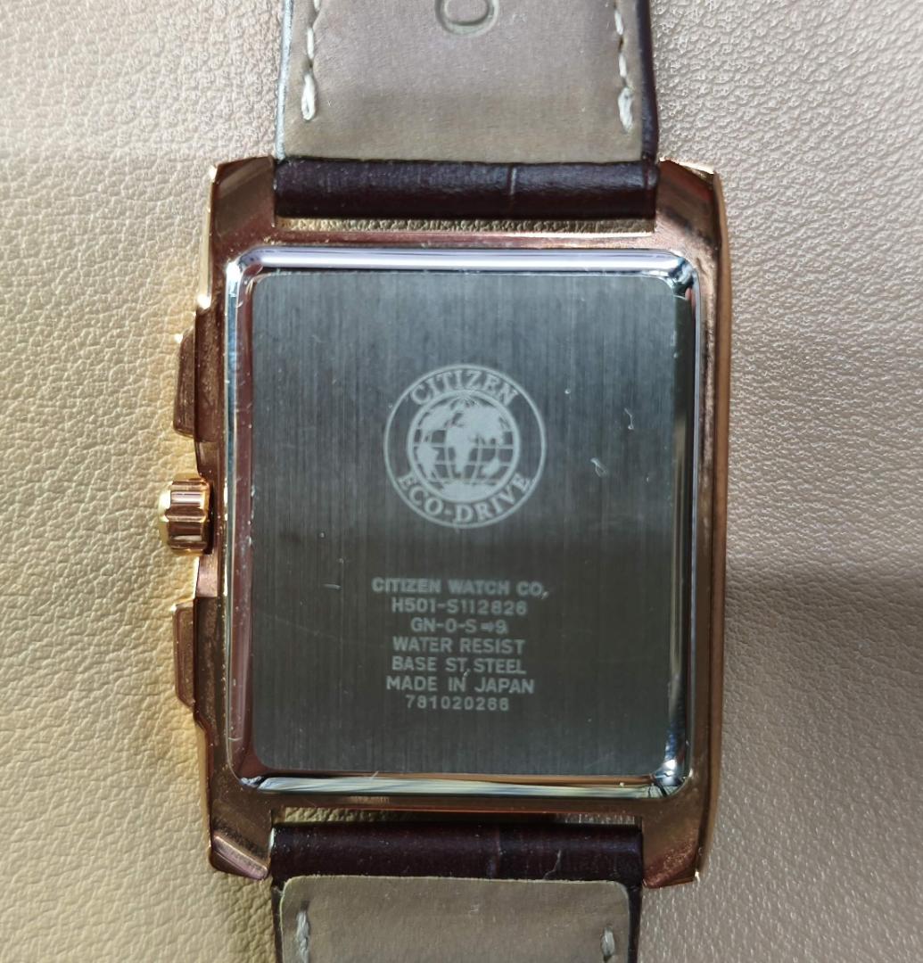 Justen Lee　CITIZEN Eco-Drive クロノグラフ