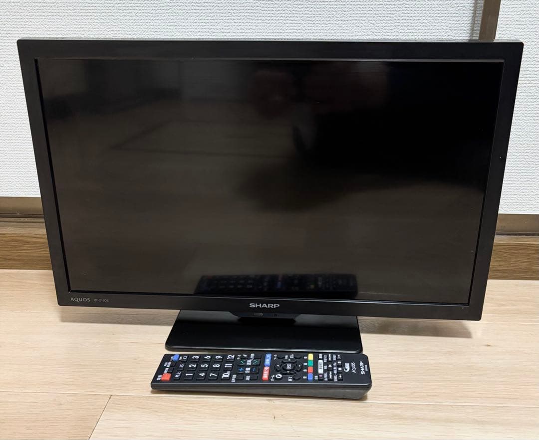 SHARP AQUOS 19型液晶テレビ 2T-C19DE-B 2022年製