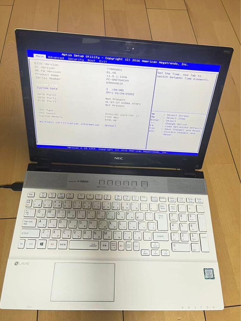 NEC LAVIE ノートPC GN276A/C9 ホワイト