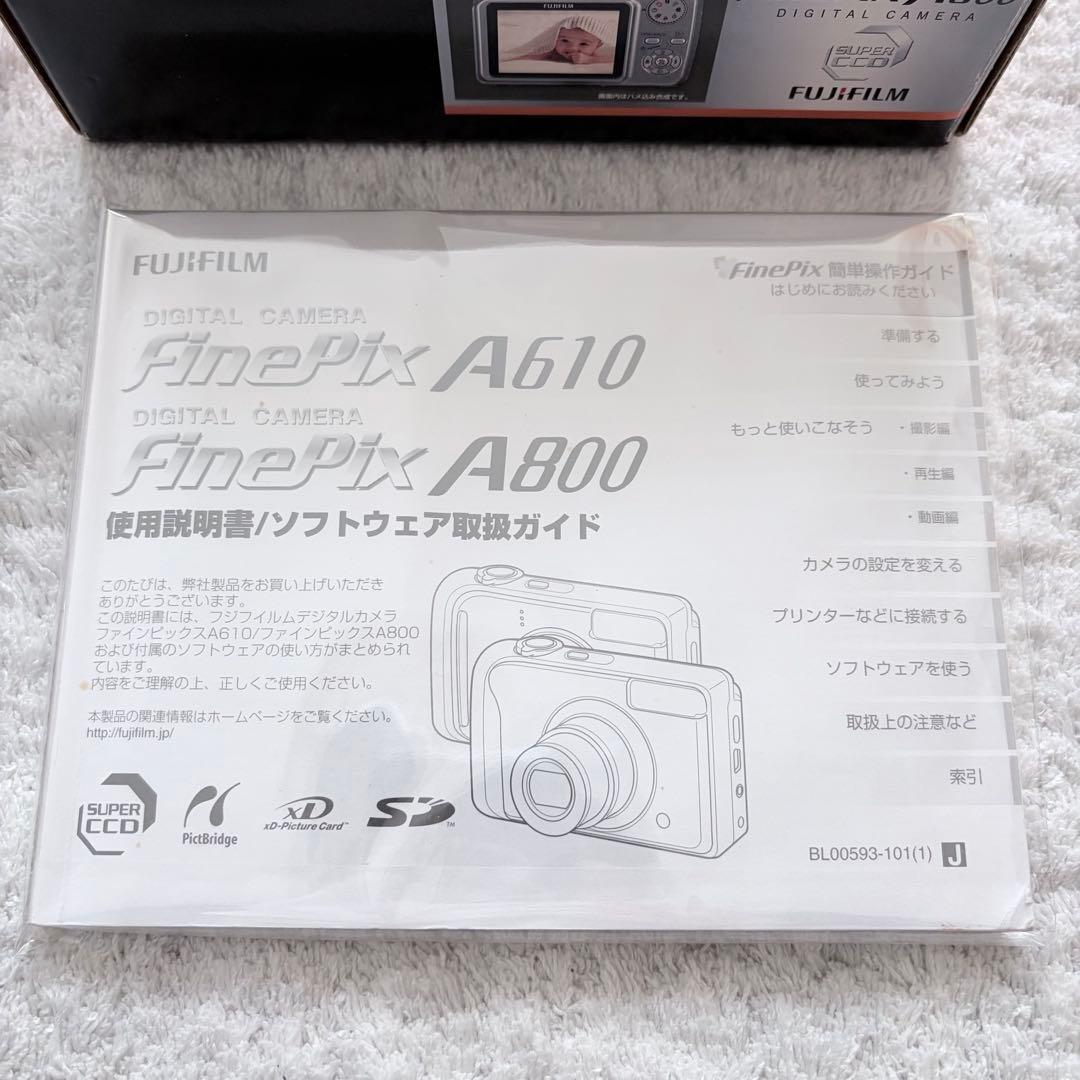 極上品【動作品】FUJIFILM 富士フイルム FinePix A800 レトロ