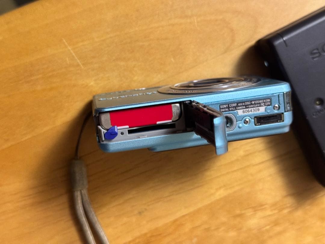 SONY Cyber-shot 青 デジタルカメラ 本体 ケース無し