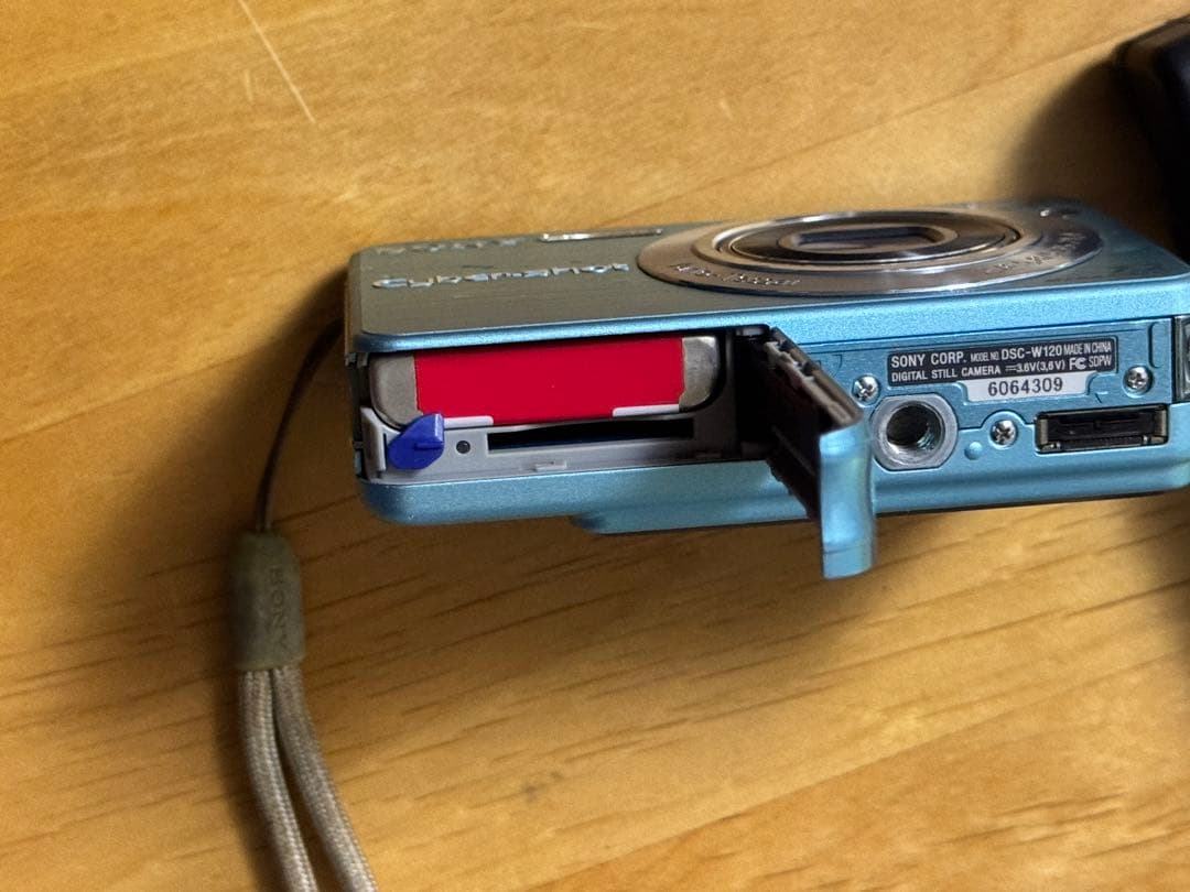 SONY Cyber-shot 青 デジタルカメラ 本体 ケース無し