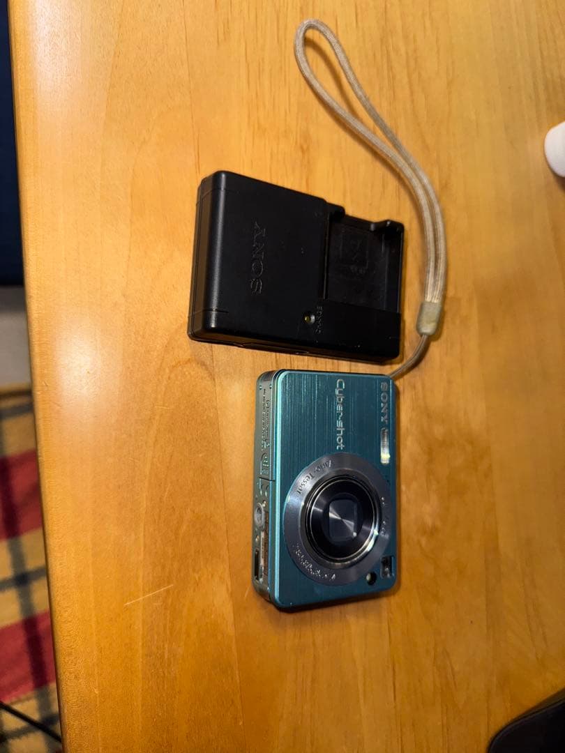 SONY Cyber-shot 青 デジタルカメラ 本体 ケース無し