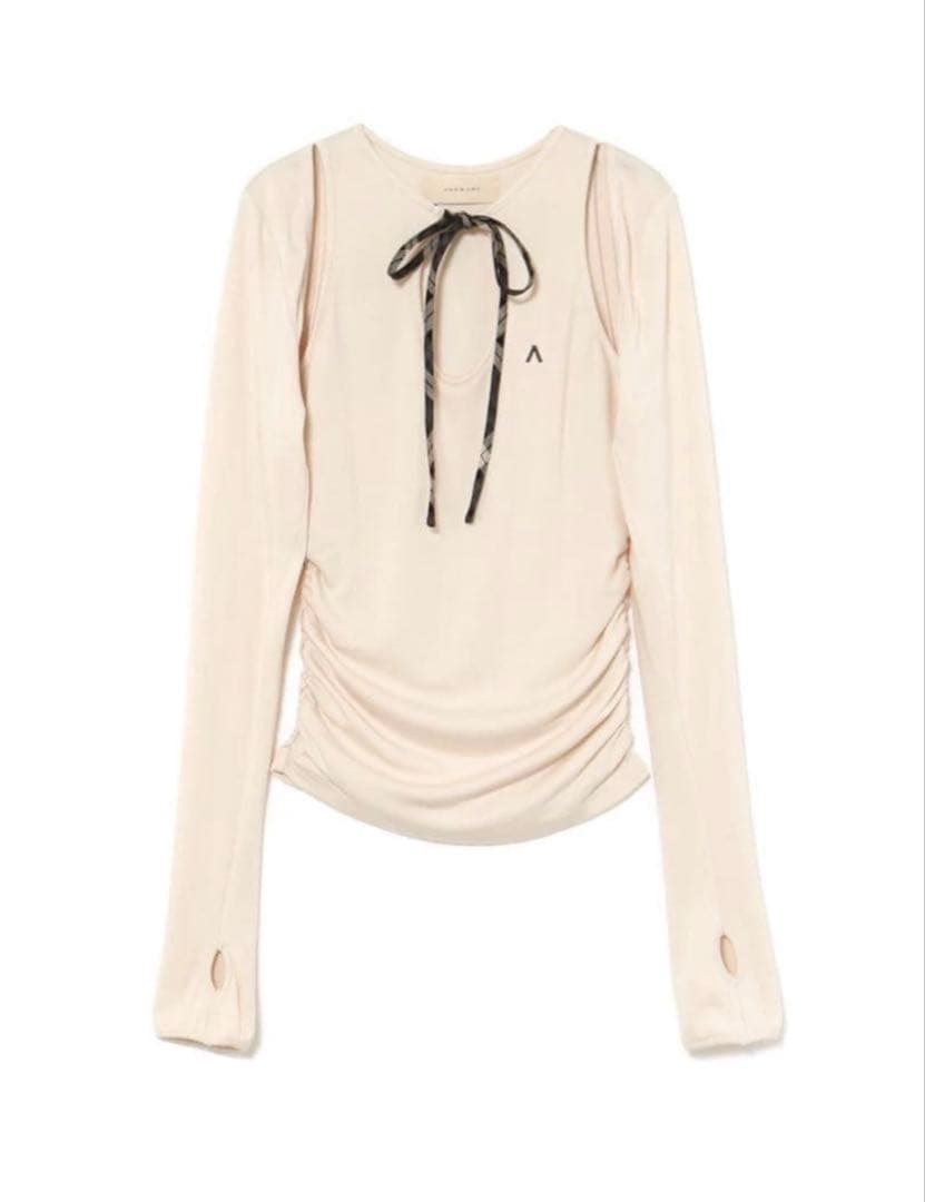 トップス andmary Hannah check tops