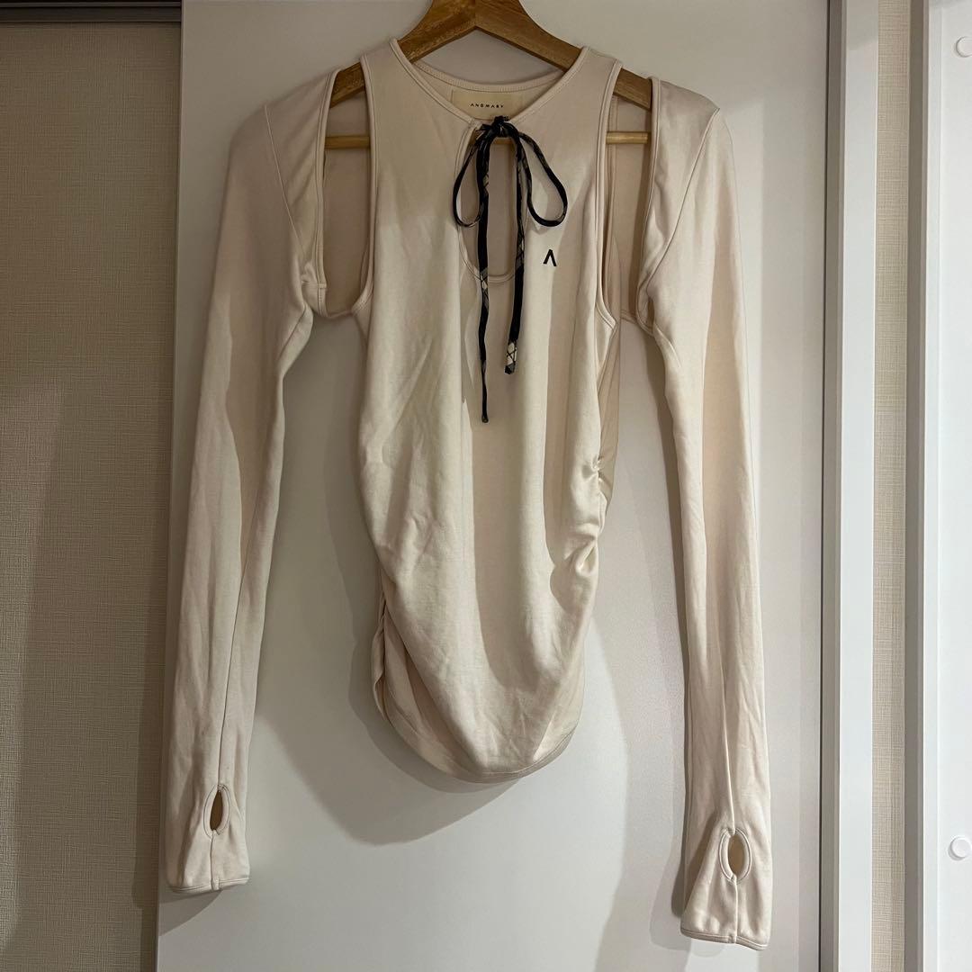 トップス andmary Hannah check tops