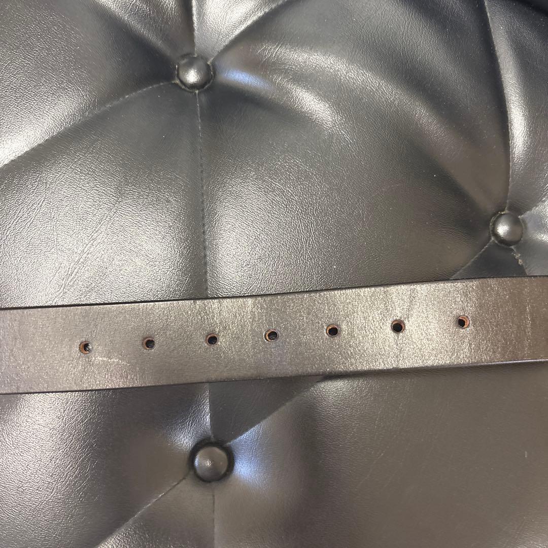 【美品】CHALLENGER ベルト 黒×赤