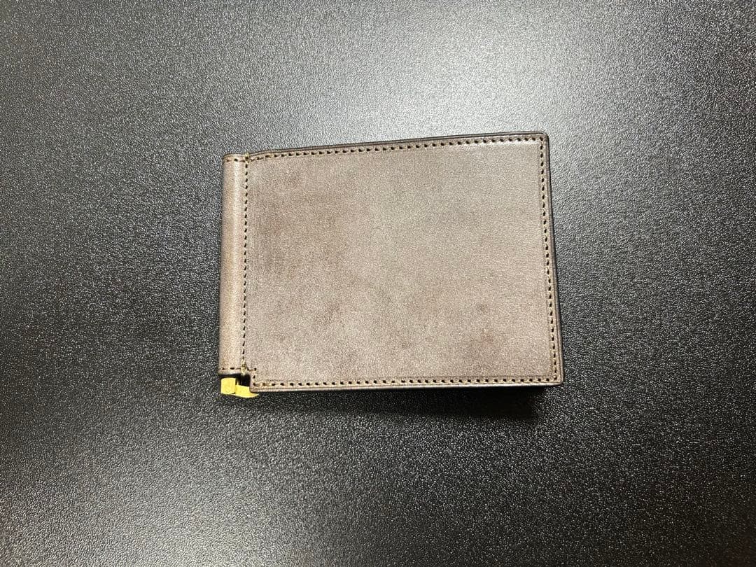 CHEIR(ケイル) マネークリップ　国産牛革ロロマ　グレージュ