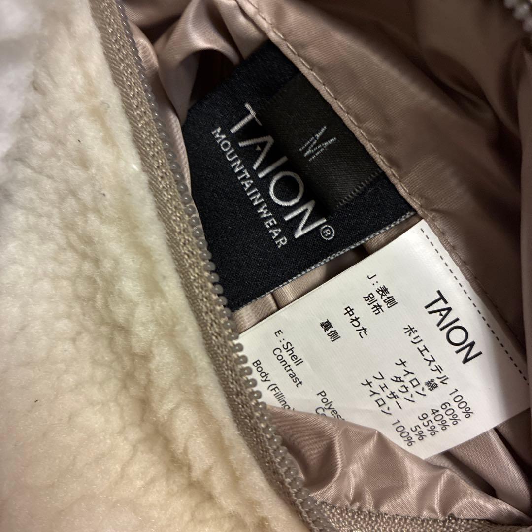 専用☆美品　NOLLEY'S×TAIO 別注ボア×ダウンフードコート　M