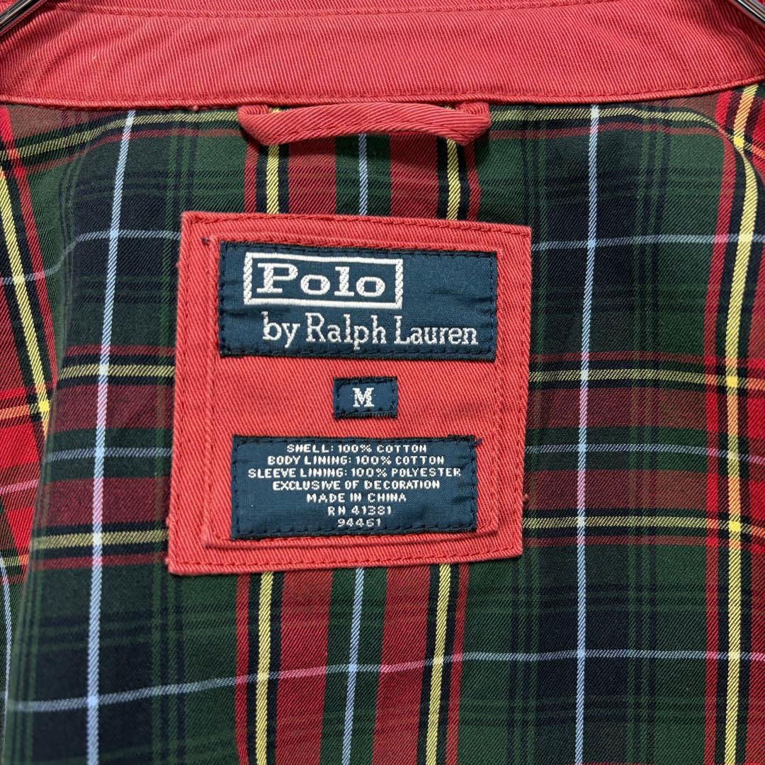 u*b様 ポロ ラルフローレン スウィングトップ ジャケット 刺繍ロゴ 古着