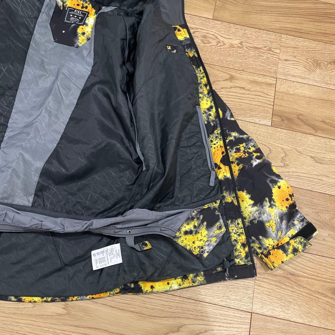 NIKE nike スノーボード用ウェア 黒・黄色・グレー カモフラージュ