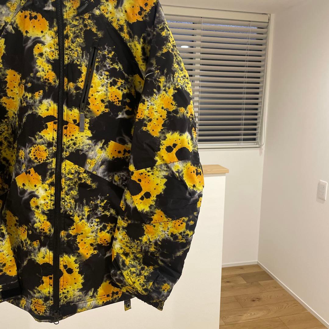 NIKE nike スノーボード用ウェア 黒・黄色・グレー カモフラージュ