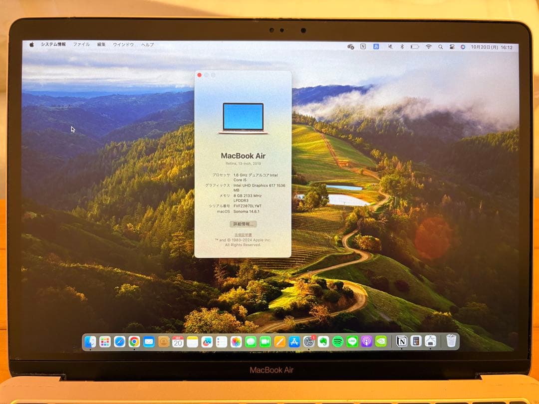 Apple MacBook Air 13inch ゴールド