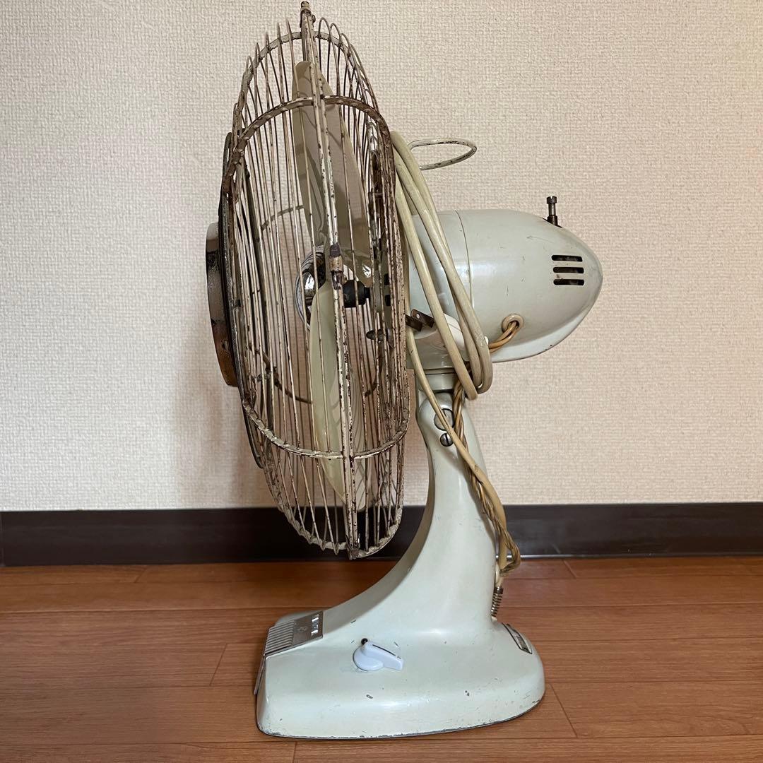 【送料込】扇風機 昭和レトロ 松下電器 ナショナル 動作品 インテリア用