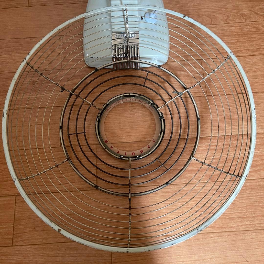 【送料込】扇風機 昭和レトロ 松下電器 ナショナル 動作品 インテリア用