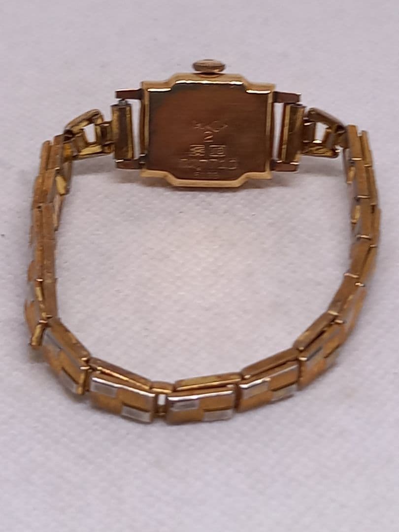 SEIKO K18ゴールド 時計　レディース　Sマーク　蛇　ART DECO