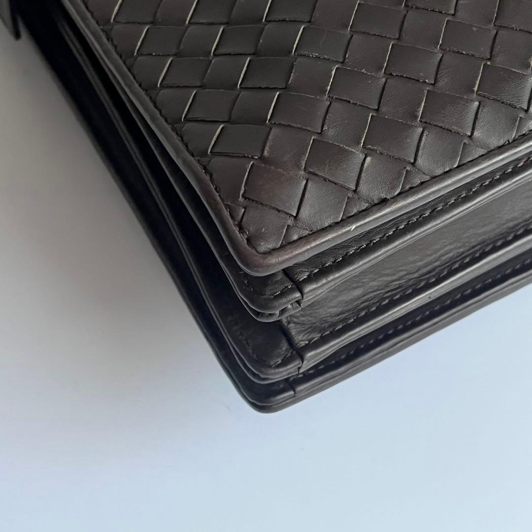 未使用級✨　BOTTGAVENETA イントレチャート ビジネスバッグ　レザー