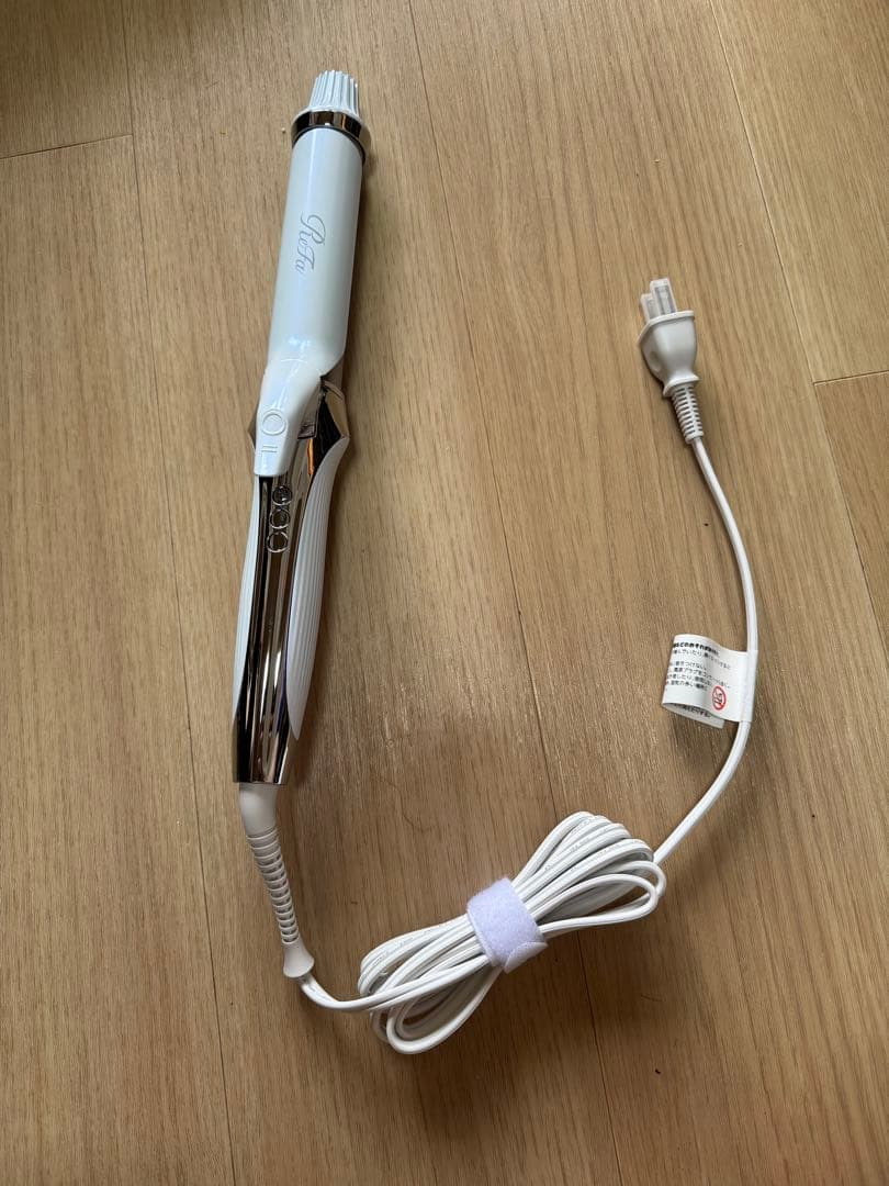 refa38m mホワイト カールヘアアイロン