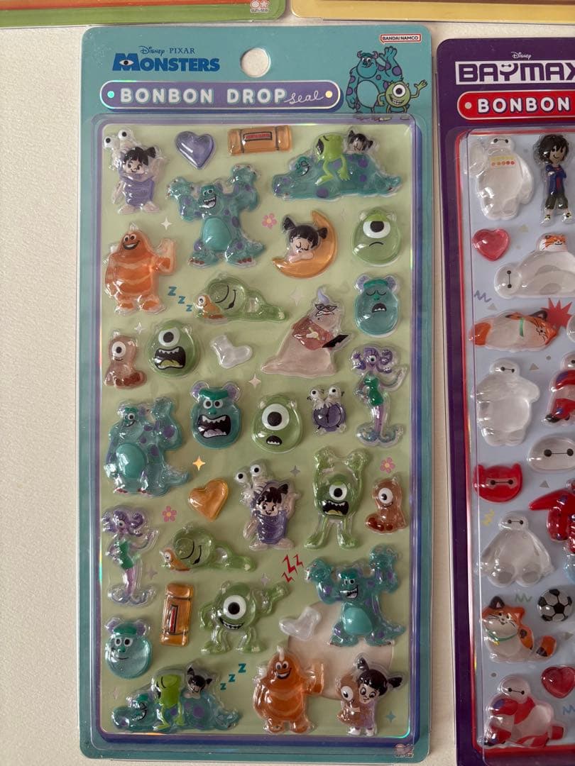 ボンボンドロップシール 5枚セット　ディズニー大　正規品