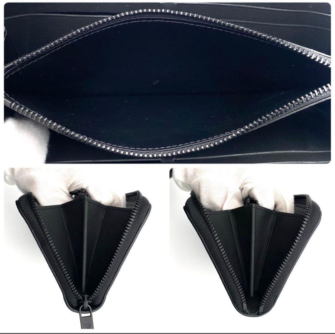 ルイヴィトン アエログラム ジッピーウォレット ホリゾンタル 長財布 黒