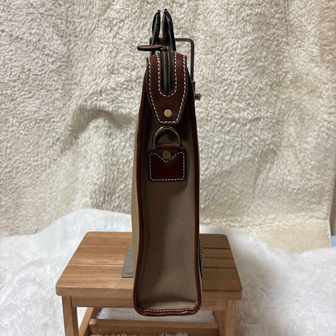 【新品】ハンティングワールド 高級ビジネスバッグ タグ付き 2WAY A4収納可