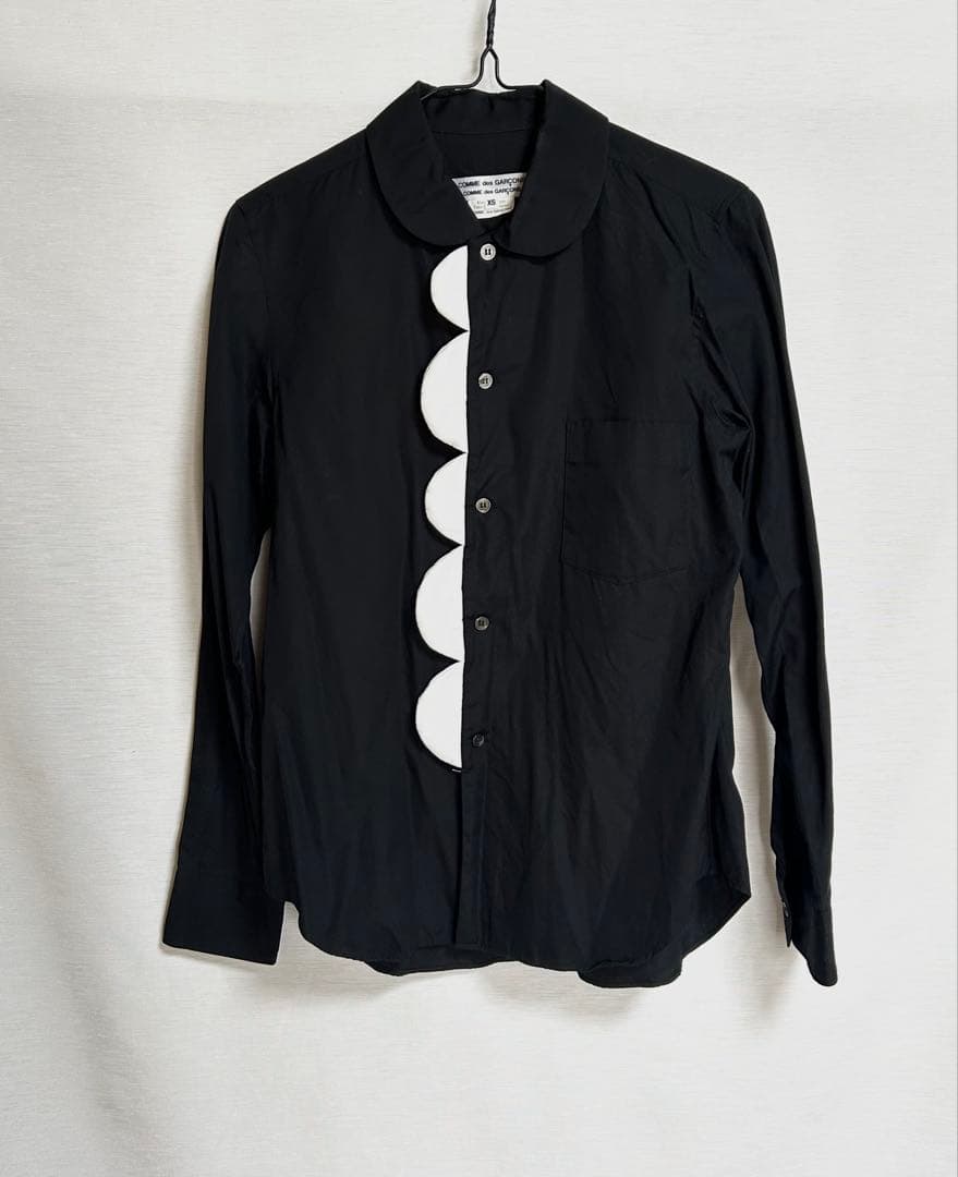 コムデギャルソンコムデギャルソン　丸襟　シャツ