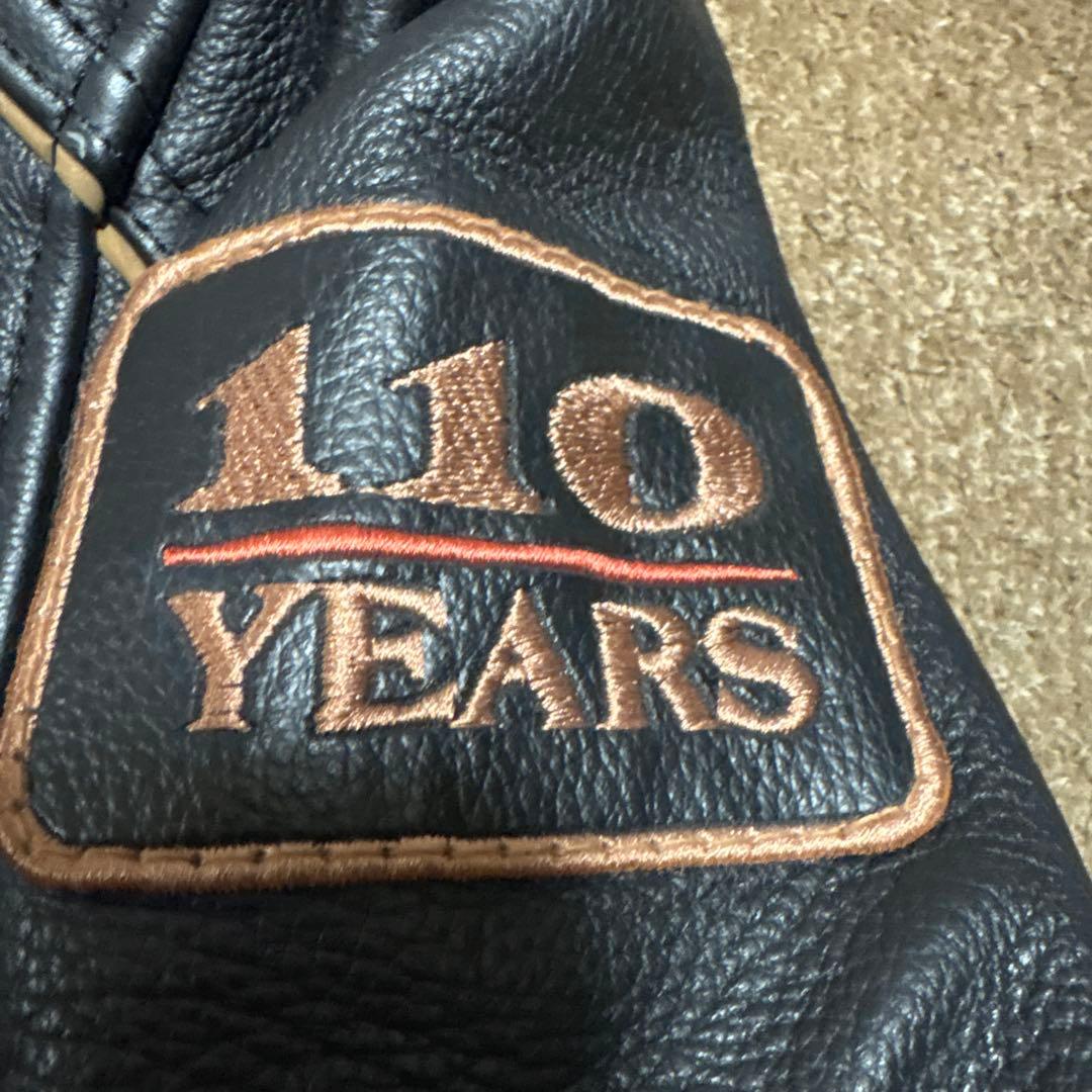 Sサイズ　110周年　レザー　シングルライダースジャケット