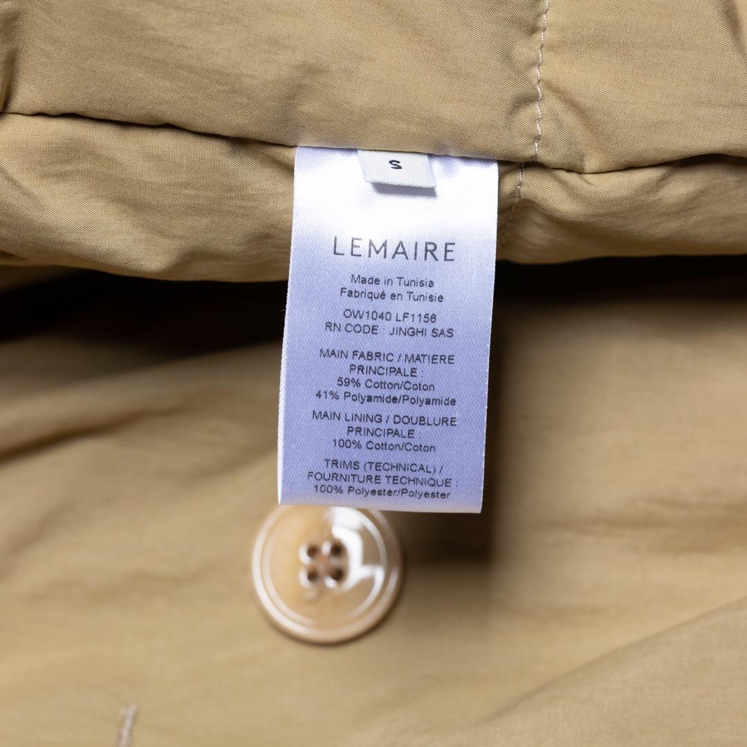 ジャケット・アウター LEMAIRE PUFFER BLOUSON Ochre Khaki sizeS