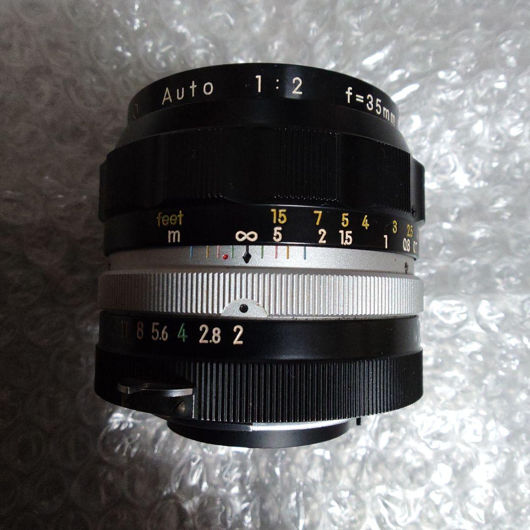 NIKON NIKKOR-O AUTO 35mm f2 非Ai