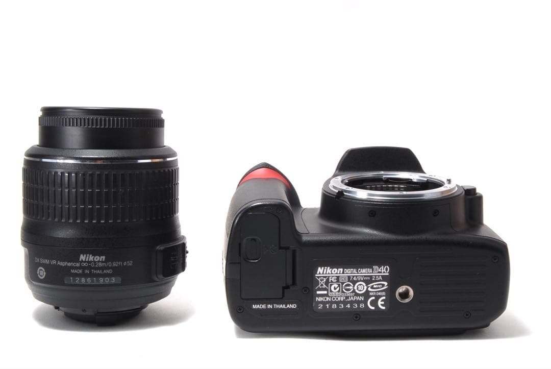 届いてすぐに使える Nikon D40 ダブルレンズ 初心者にもおすすめ