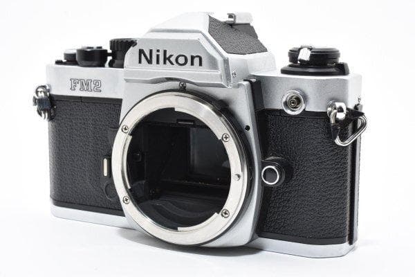 美品　NIKON ニコン NEW FM2 シルバー モルト新品交換済 H007