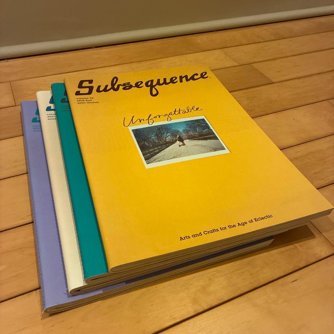 visvim subsequence magazine 4冊セット 絶版