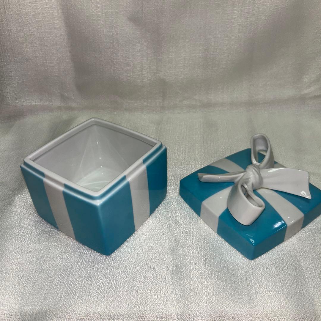 【美品】ティファニー 陶器 ブルーボックス ラージサイズ （※付属品︰箱無し）