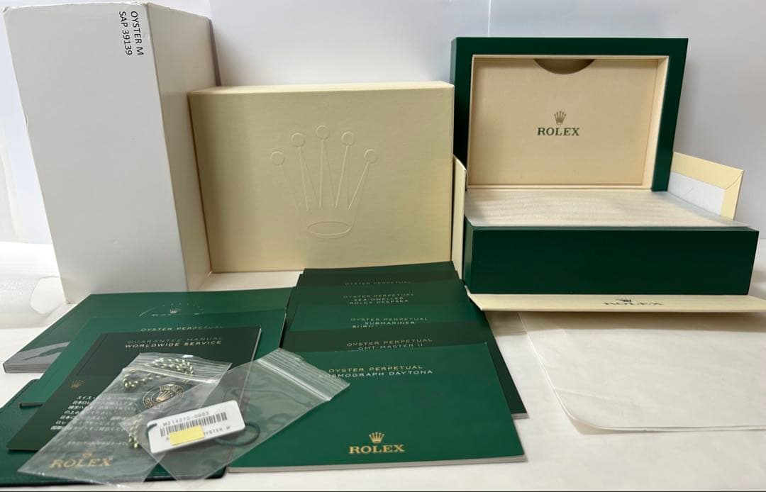 ROLEXロレックス純正エクスプローラーMサイズBOXスリーブ付　　付属品16点