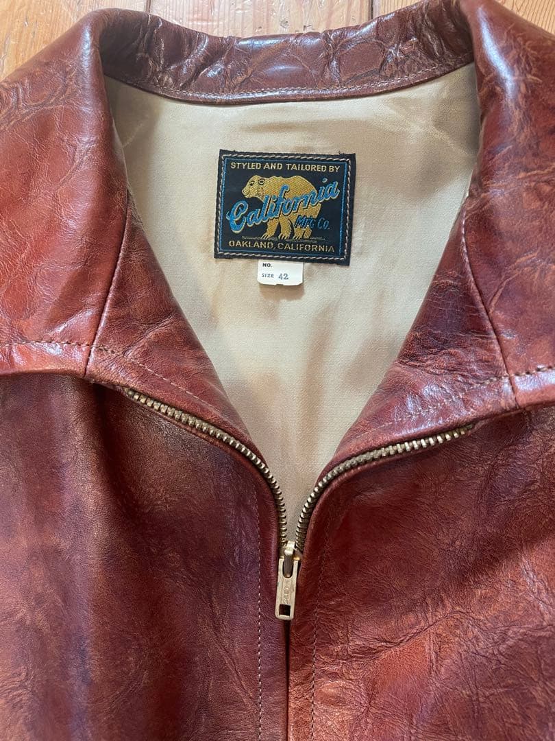 レインボーカントリー別注　レザースポーツジャケット