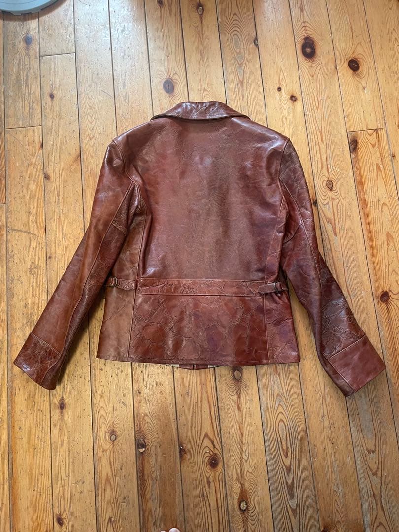 レインボーカントリー別注　レザースポーツジャケット