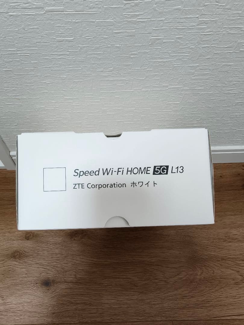 新品未使用　Speed Wi-Fi  5G L13 本体