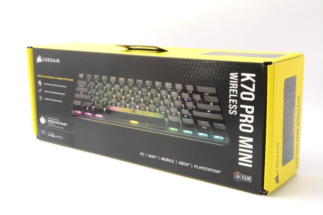 CORSAIR K70 PRO MINI RGB 60% ゲーミングキーボード