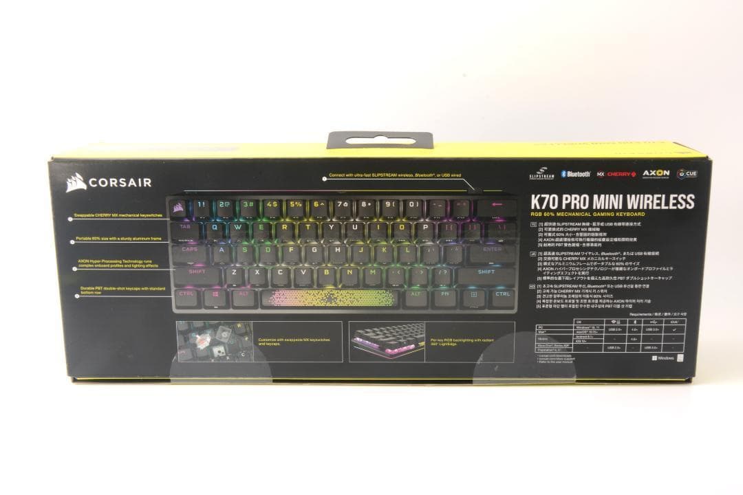 CORSAIR K70 PRO MINI RGB 60% ゲーミングキーボード
