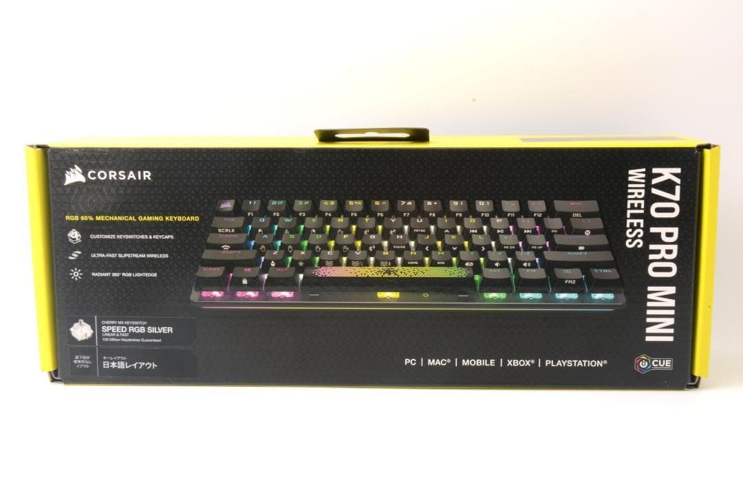 CORSAIR K70 PRO MINI RGB 60% ゲーミングキーボード