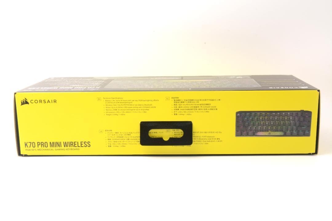 CORSAIR K70 PRO MINI RGB 60% ゲーミングキーボード