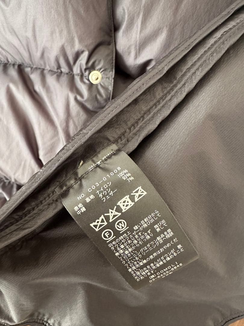 comoli 25aw ナイロンダウンジャケット サイズ2